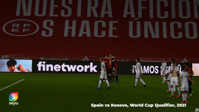Spain vs Kosovo, World Cup Qualifier, 2021